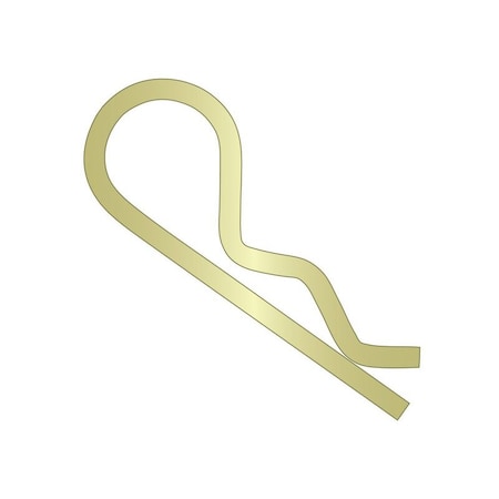 Heritage Industrial Bridge Cotter Pin, 0.177 in Dia, 3-1/2 in L, Spring Wire BPY-229